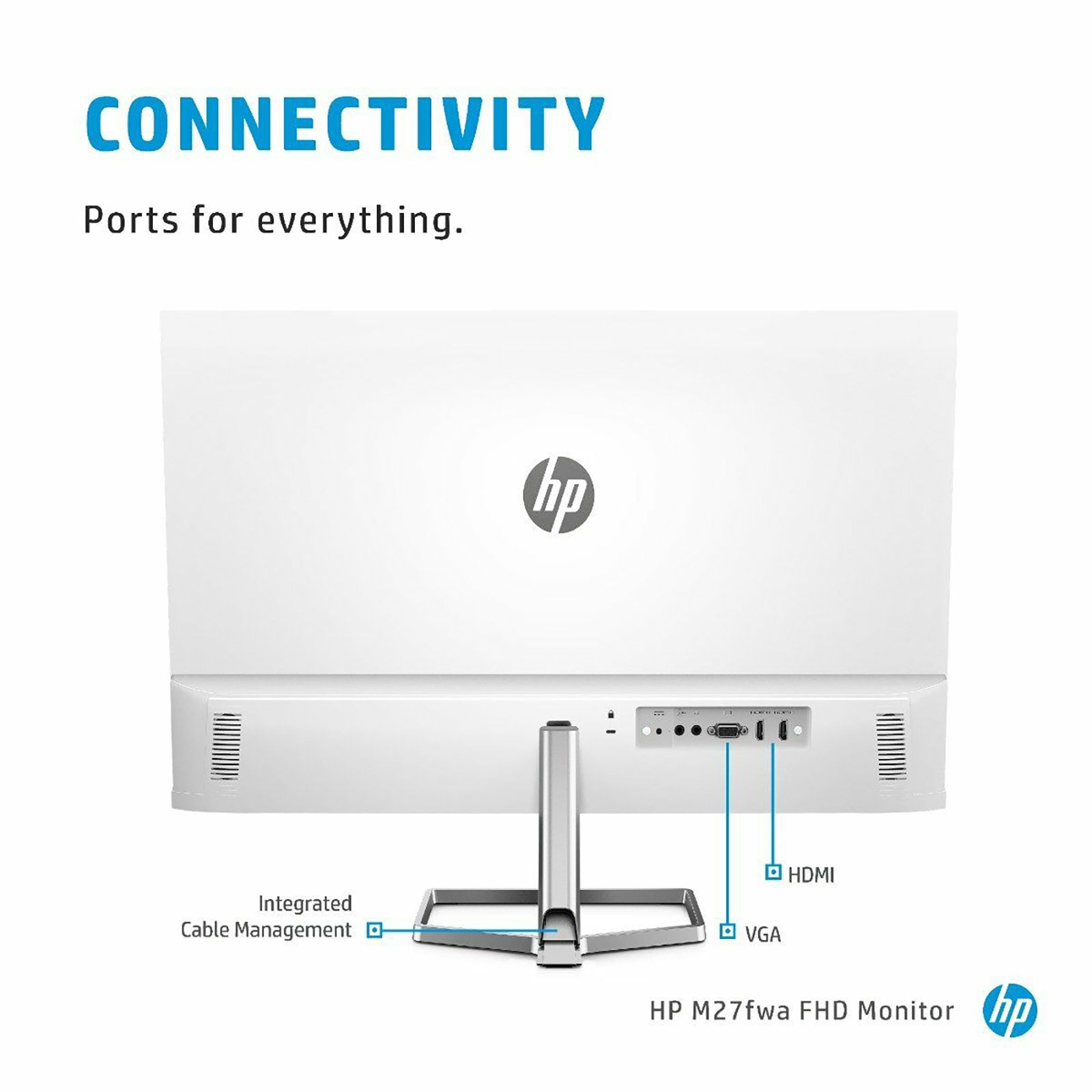 Buy HP M27FWA 60.58cm (27 Inches) Full HD Monitor (HP Eye Ease